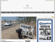 Tablet Screenshot of angulosdezacatecas.com
